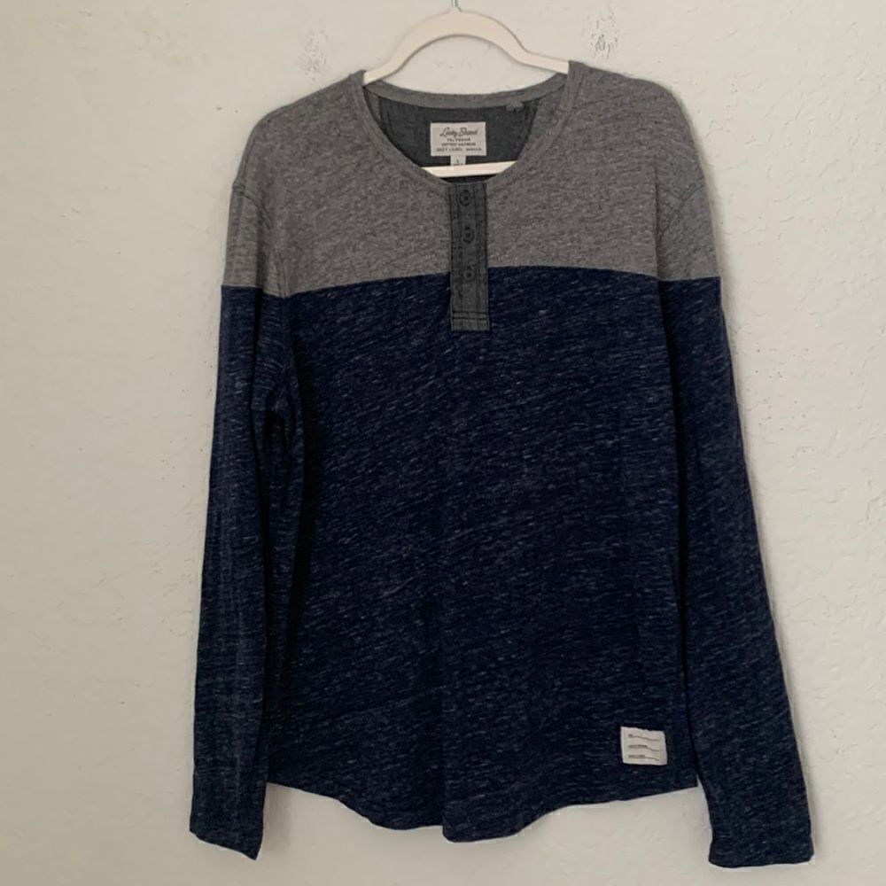 Lucky Brand Softest Knitwear Long Sleeve Men’s T-Short Size L